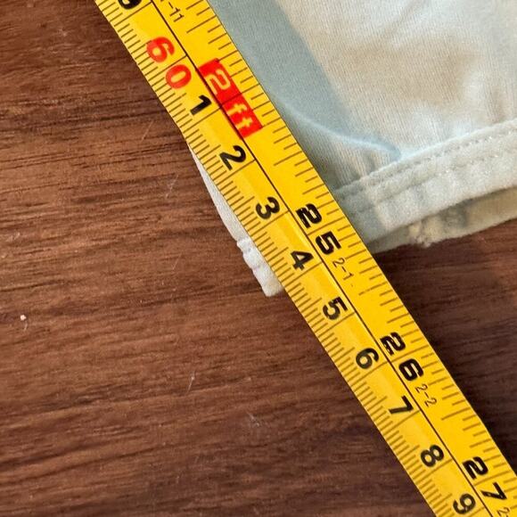 Gymshark Leggings Women’s Size Large Seafoam Green Criss Cross Waist Cutout - Picture 7 of 8